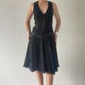 Silk Midi Dress