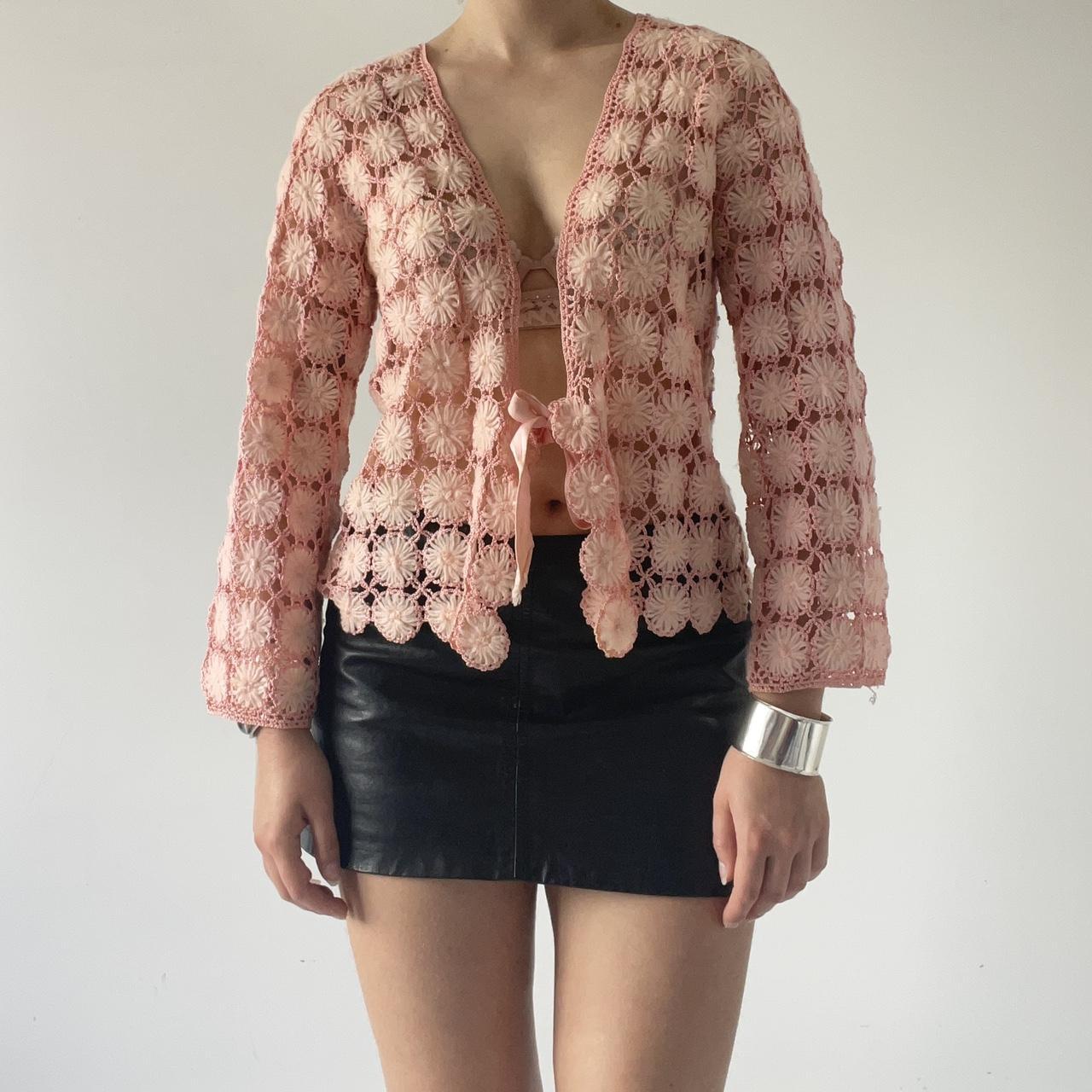 Handmade Crochet Cardi Top | 6-10