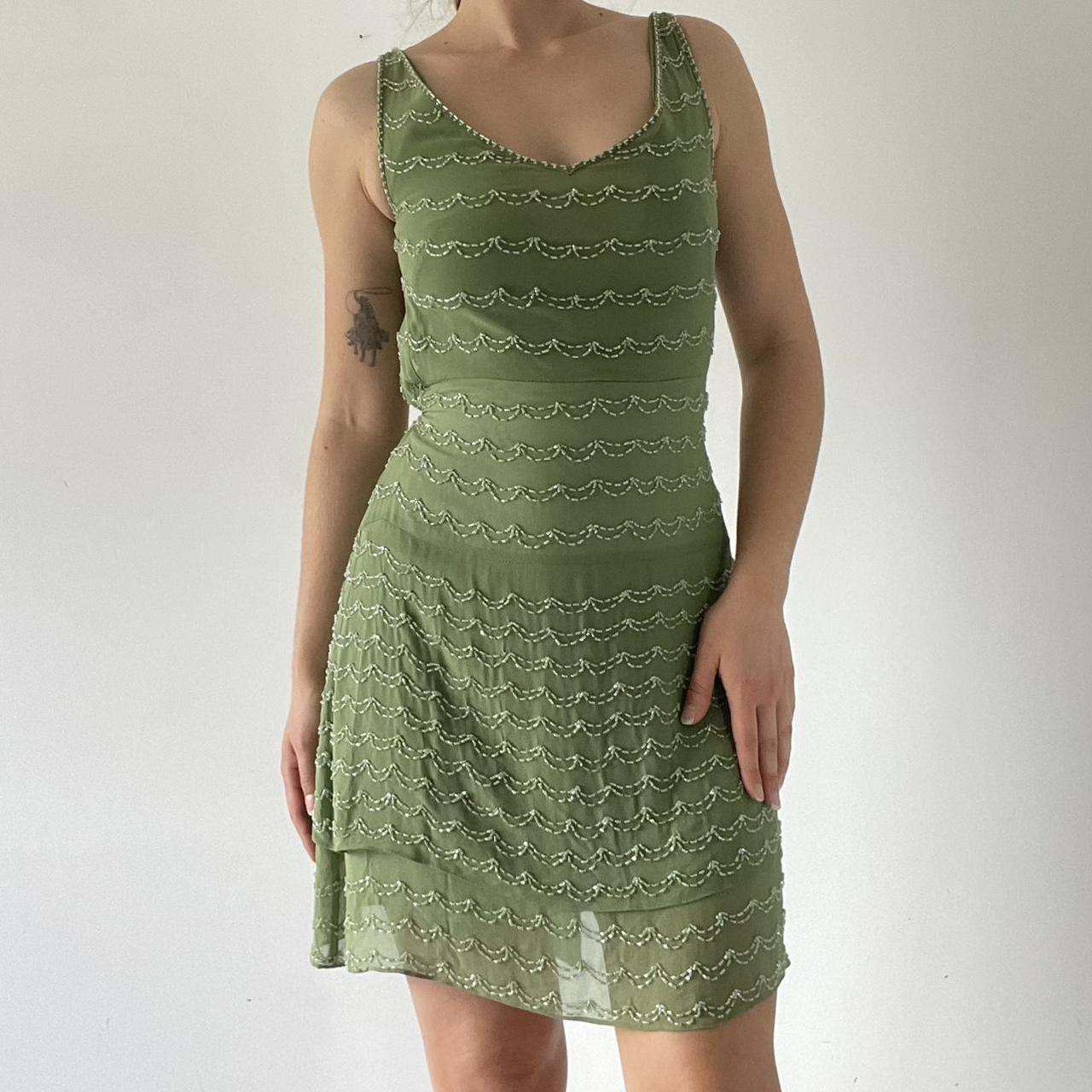 Beaded Backless Dress