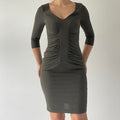 Ruched Midi Dress