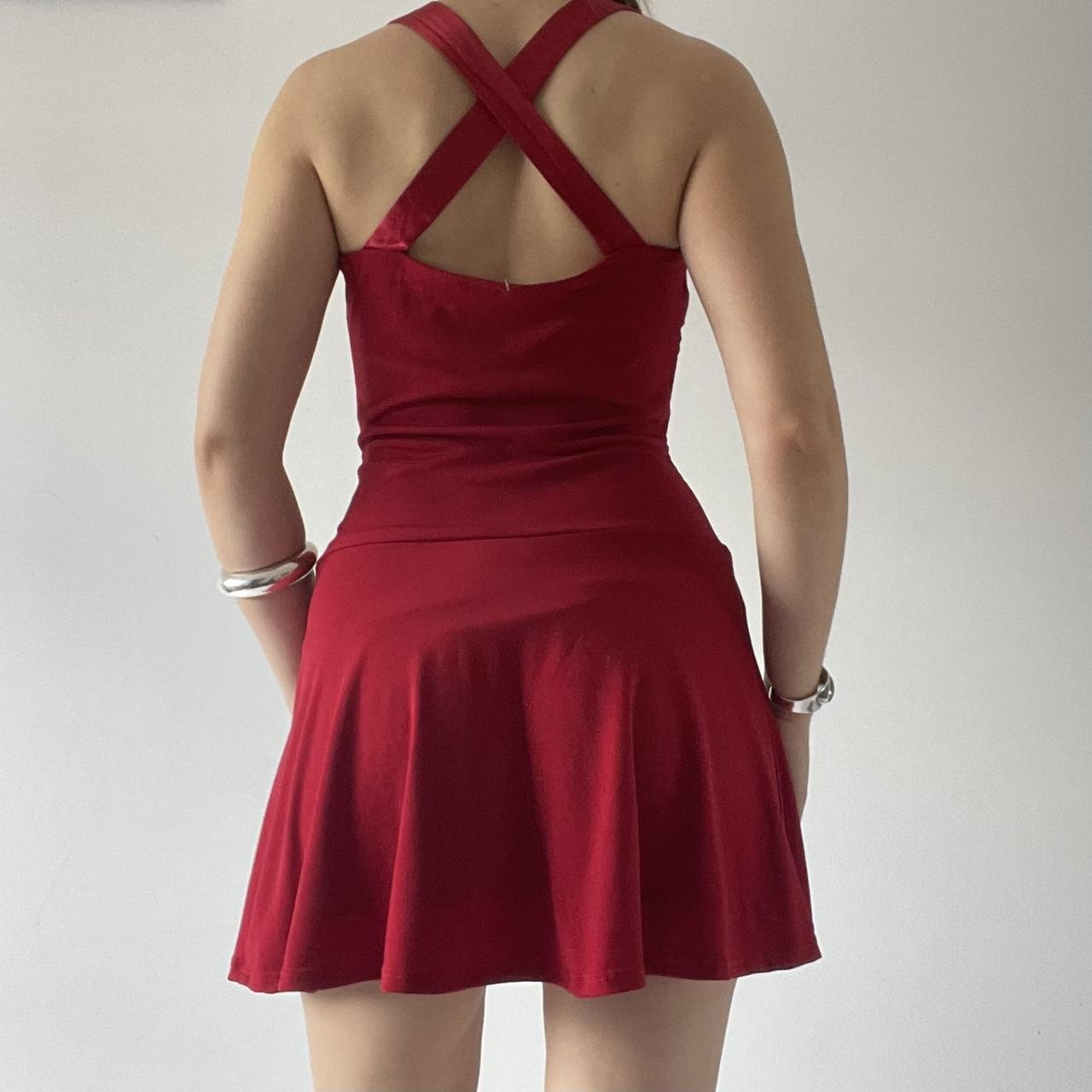 Cowl Mini Dress