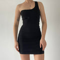 Asymmetric Mini Dress