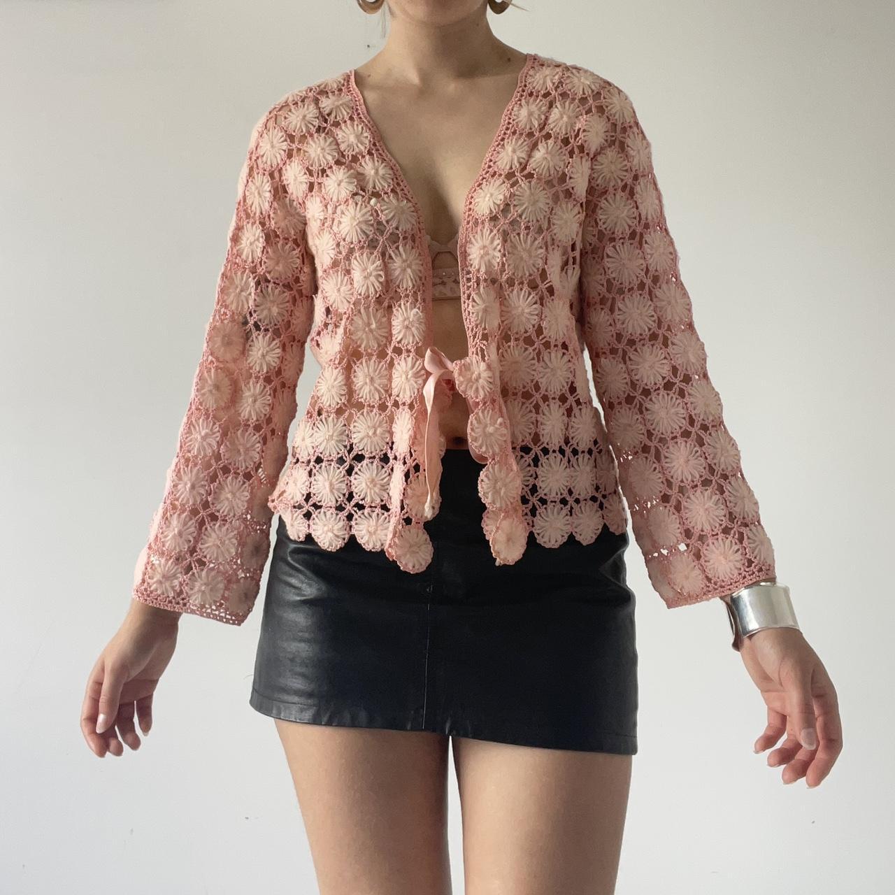 Handmade Crochet Cardi Top | 6-10