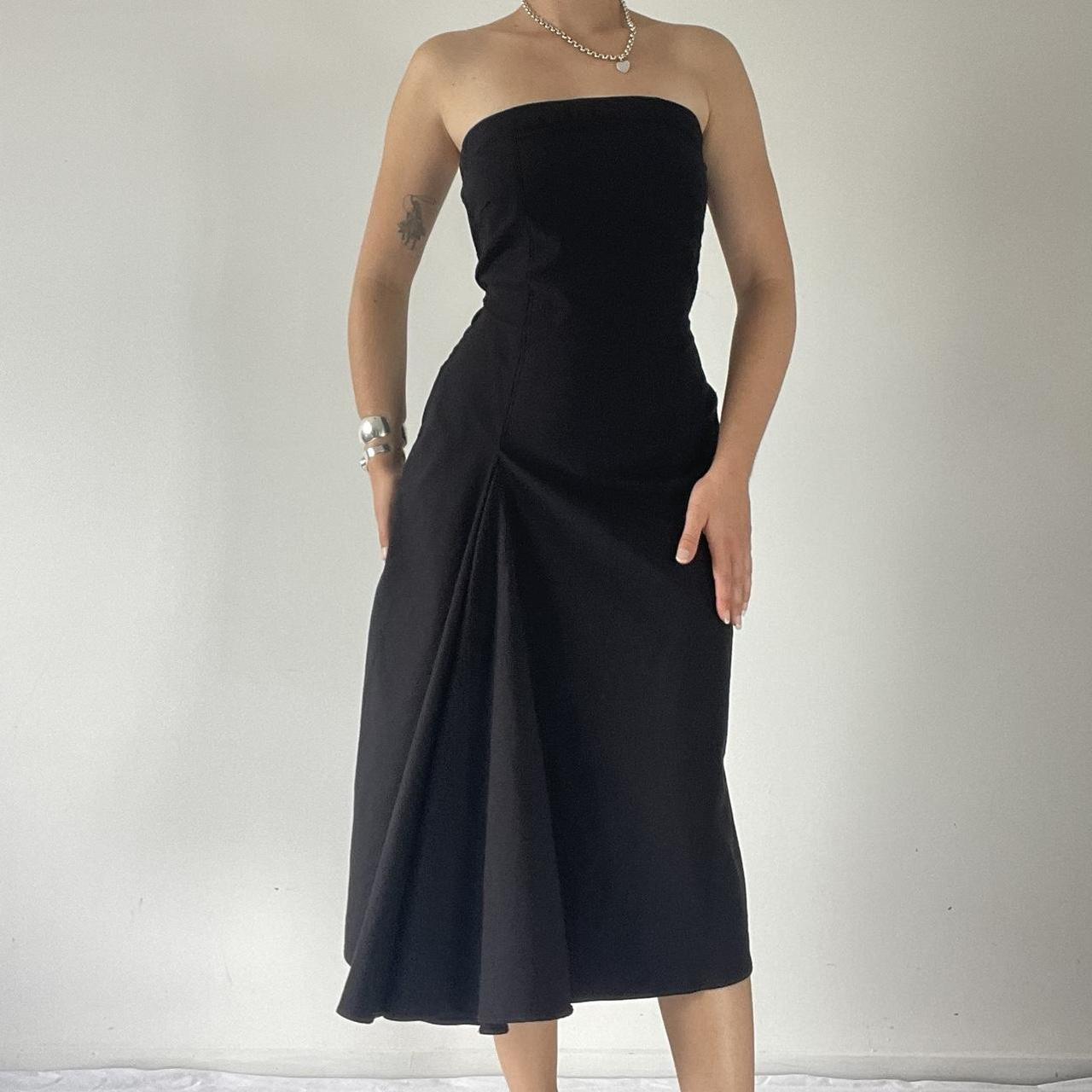 Strapless Midi Dress