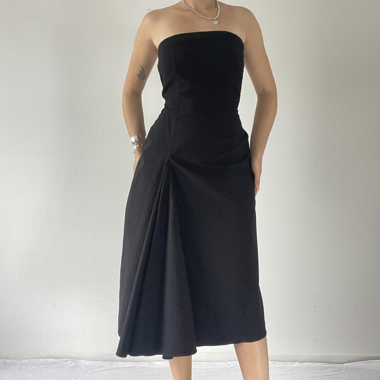 Strapless Midi Dress
