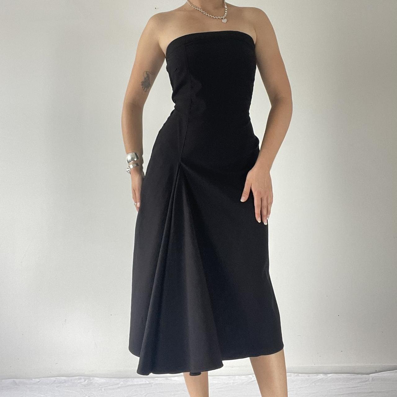 Strapless Midi Dress