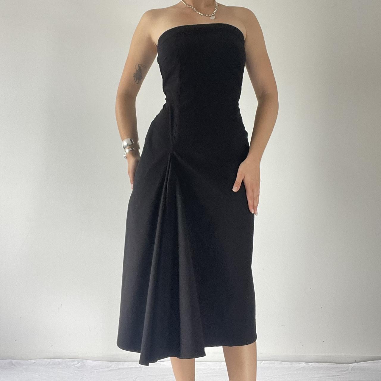 Strapless Midi Dress