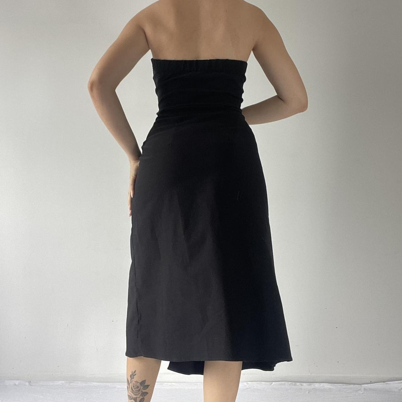 Strapless Midi Dress