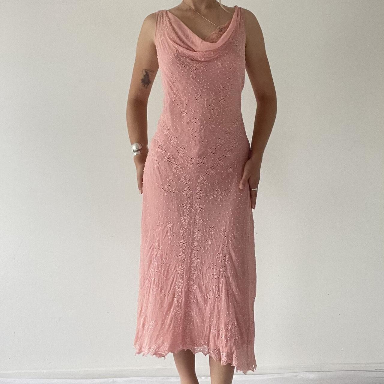 100% Silk Beaded Maxi Dress