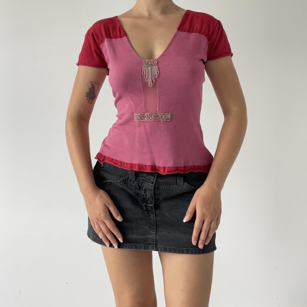 Silk Beaded Top