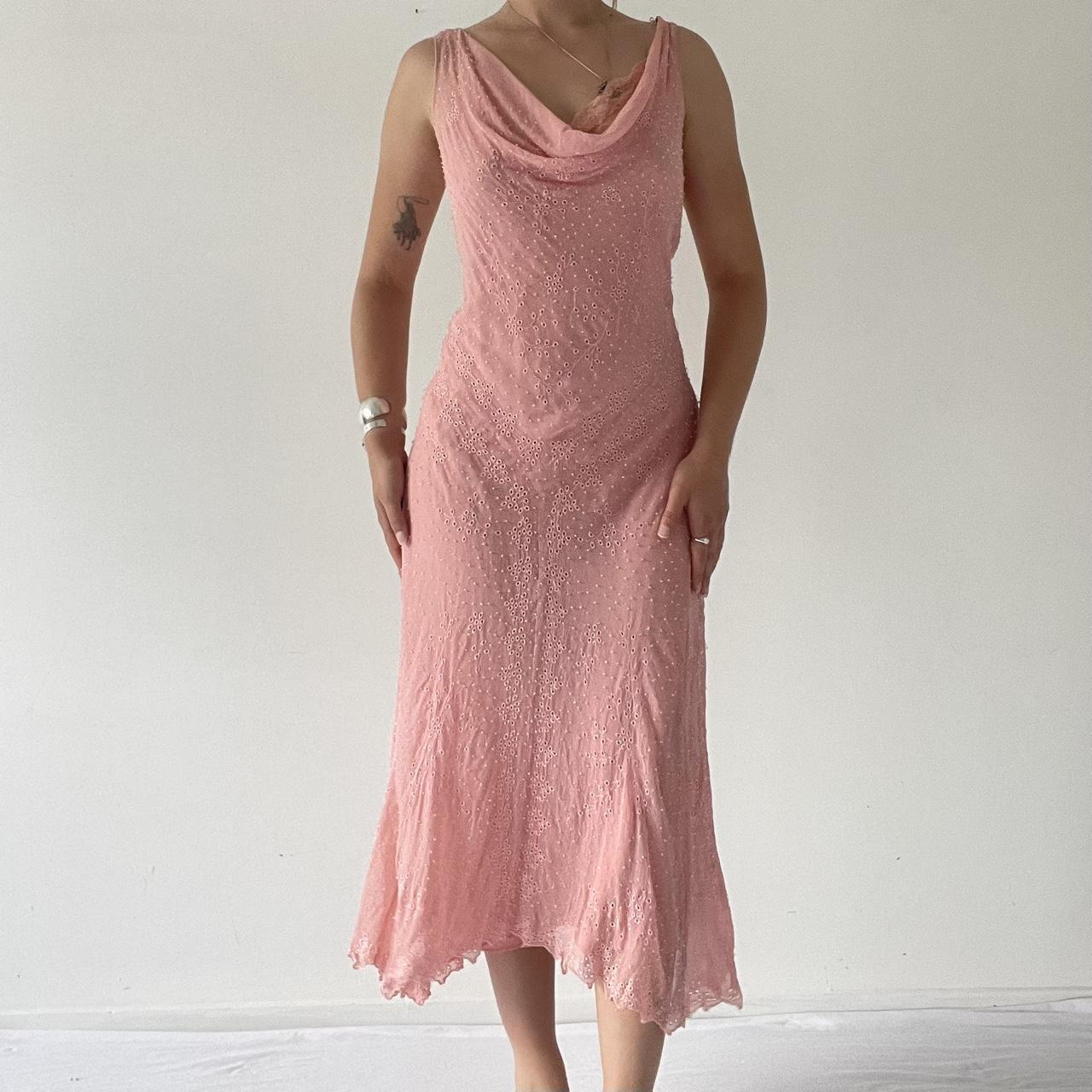 100% Silk Beaded Maxi Dress