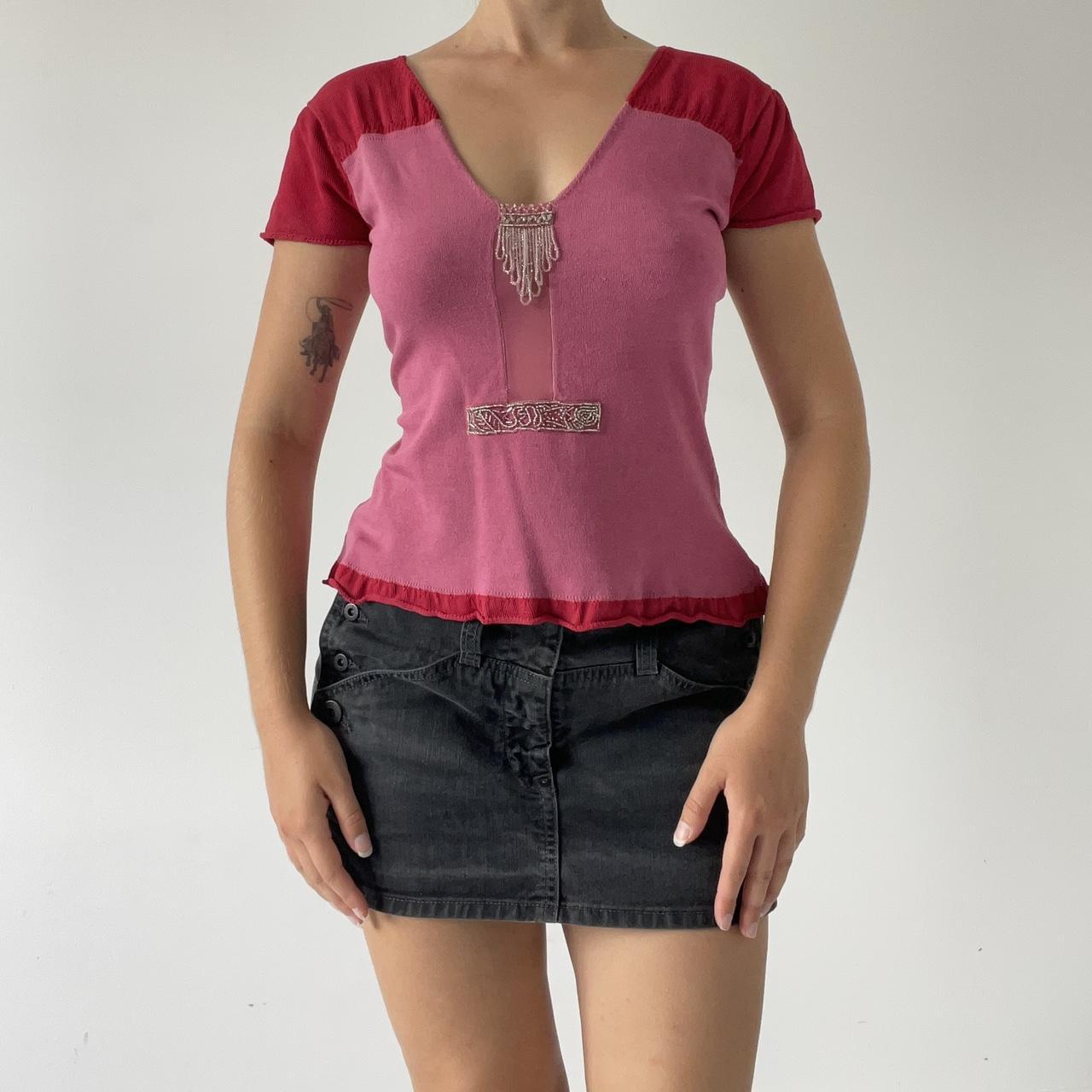 Silk Beaded Top