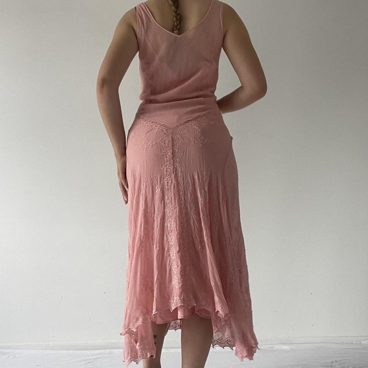 100% Silk Beaded Maxi Dress